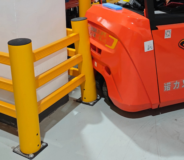 plastic safety railing